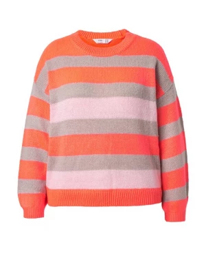 Foto van product Angel of Style Trui donkerbeige / kreeft / rosa
