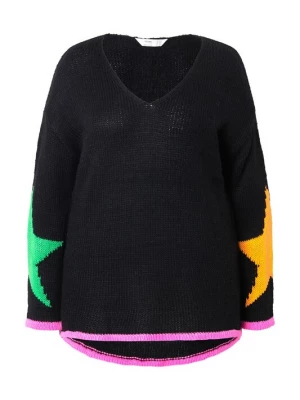Foto van product Angel of Style Trui geel / jade groen / lichtroze / zwart