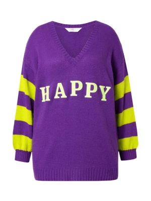 Foto van product Angel of Style Trui groen / aubergine