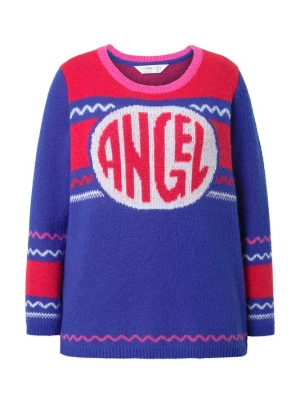 Foto van product Angel of Style Trui indigo / pink / rood / wit