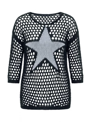 Foto van product Angel of Style Trui lichtgrijs / zwart