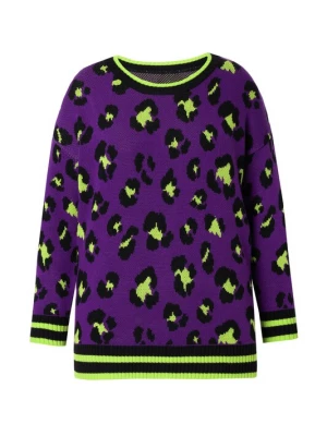 Foto van product Angel of Style Trui limoen / aubergine / zwart