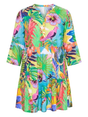 Foto van product Angel of Style Tuniek blauw / geel / groen / lila / pink / wit