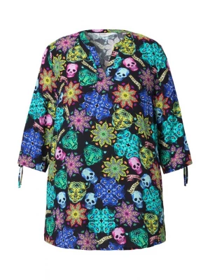 Foto van product Angel of Style Tuniek blauw / turquoise / grasgroen / zwart