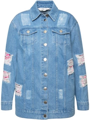 Foto van product Angel of Style Tussenjas blauw denim / lichtblauw