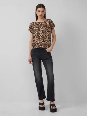 Foto van product Ankle jeans Catie / slim fit / mid rise / straight leg / super stretch QS grijs