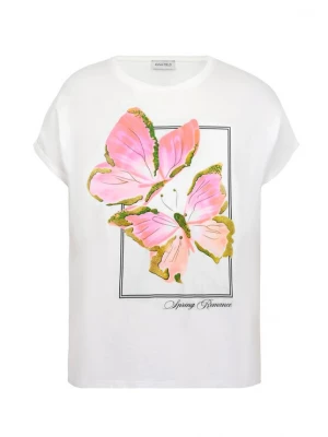 Foto van product Anna Field Shirt groen / lichtroze / zwart / wit