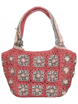 Foto van product ANOKHI Schoudertas mintgroen / oranje / oudroze / wit