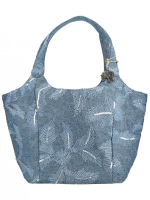 Foto van product ANOKHI Shopper blauw / zilver