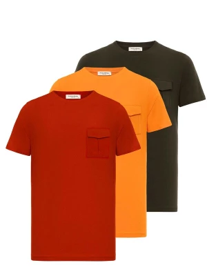 Foto van product Anou Anou Shirt donkergroen / oranje / bloedrood