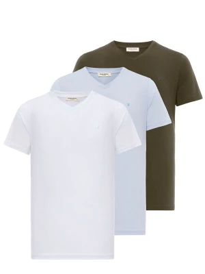 Foto van product Anou Anou Shirt lichtblauw / kaki / wit