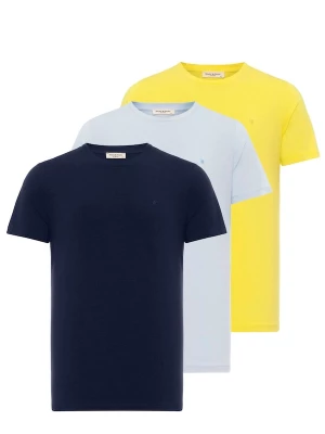 Foto van product Anou Anou Shirt nachtblauw / lichtblauw / geel