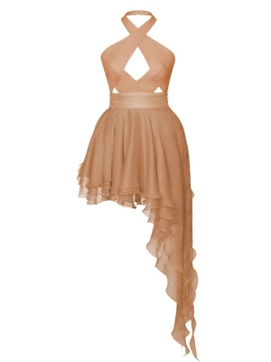 Foto van product Anse Victorin Cocktailjurk 'Pantha' nude