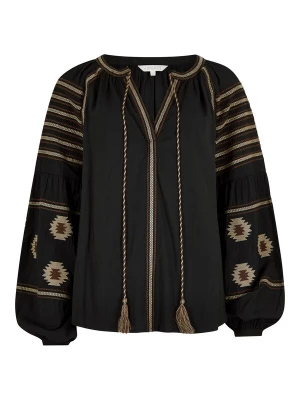 Foto van product Apricot Blouse 'Aztec Embroidered' beige / zwart