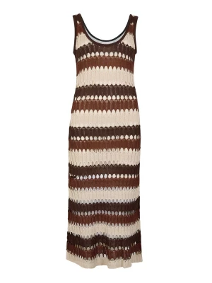 Foto van product Apricot Gebreide jurk lichtbeige / bruin / chocoladebruin