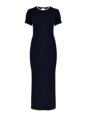 Foto van product Apricot Gebreide jurk navy / wit