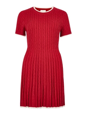 Foto van product Apricot Gebreide jurk rood / wit
