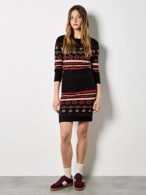 Foto van product Apricot Jurk beige / bordeaux / zwart
