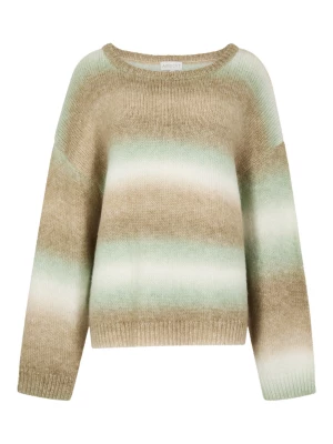 Foto van product Apricot Trui donkerbeige / mintgroen / wit