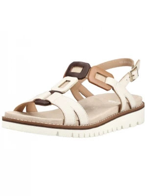 Foto van product ARA Sandalen met riem bruin / donkerbruin / wit