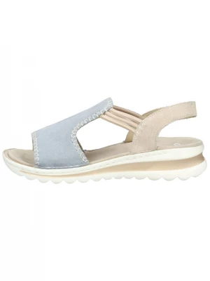 Foto van product ARA Sandalen met riem crème / lichtblauw / wit