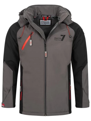 Foto van product Arctic Seven Functionele jas aardetinten / knalrood / zwart