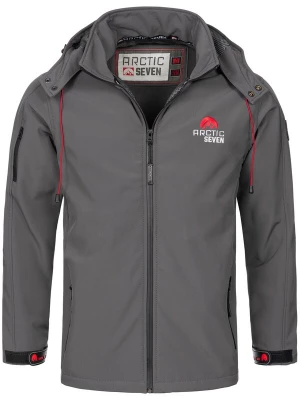 Foto van product Arctic Seven Functionele jas donkergrijs / rood / wit