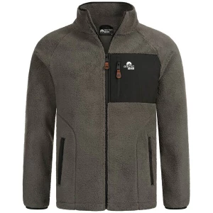 Foto van product Arctic Seven Funktionele fleece-jas 'AS415' donkergrijs / zwart / wit
