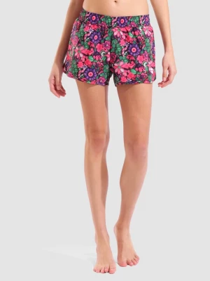 Foto van product ARENA Zwemshorts 'Water Prints Beach Shorts' groen / bessen / pink