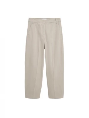 Foto van product ARMEDANGELS Bandplooibroek 'BARREL TWILL' beige