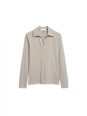 Foto van product ARMEDANGELS Blouse 'NALAANNIA' beige / zwart