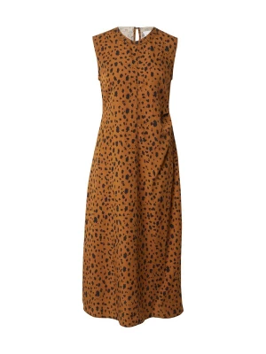 Foto van product ARMEDANGELS Jurk 'EMALANAA LEOPAA' camel / bruin / zwart