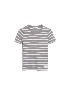 Foto van product ARMEDANGELS Shirt 'KARDAA' grijs / wit