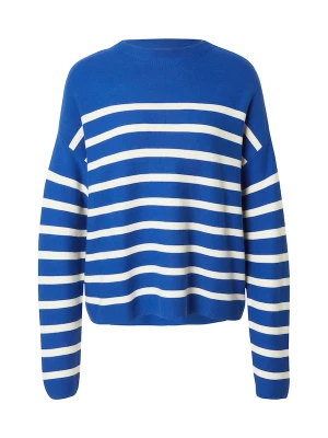 Foto van product ARMEDANGELS Trui 'Merinaa' royal blue / koningsblauw / wit