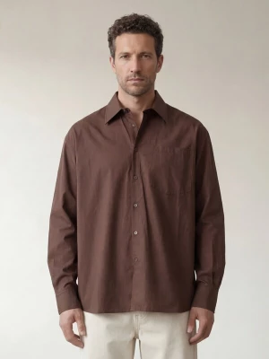 Foto van product ARMIE Overhemd 'The Dennis Loose Shirt' bruin