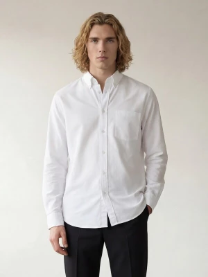 Foto van product ARMIE Overhemd 'The Johannes Oxford Shirt - White' wit