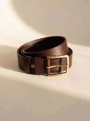 Foto van product ARMIE Riem 'The Smith Leather Belt' bruin