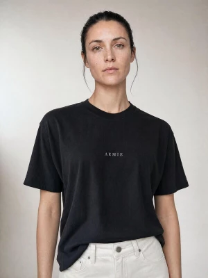 Foto van product ARMIE Shirt 'The Alexi Logo T-shirt - Black' zwart