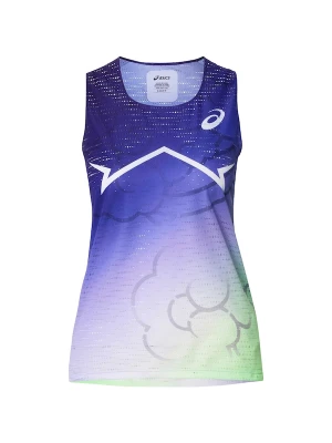Foto van product ASICS Sporttop 'METASPEED' indigo / lichtgroen / pruim / wit