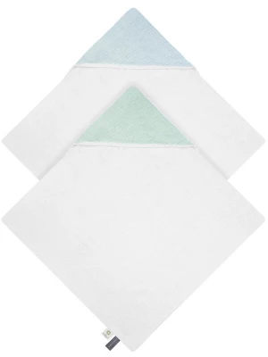 Foto van product Aspero Badjas lichtblauw / groen / wit