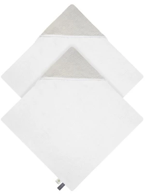 Foto van product Aspero Badjas lichtgrijs / wit