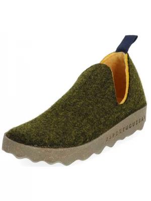 Foto van product Asportuguesas Huisschoenen geel / donkergroen / groen gemêleerd