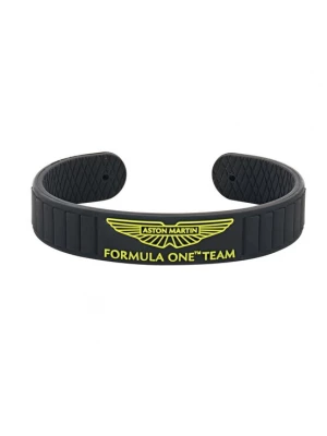 Foto van product Aston Martin Aramco Formula One™ Team Armband 'BAT' geel / zwart Aston Martin Aramco Formula One Team
