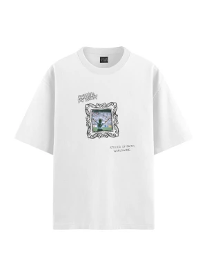 Foto van product ATELIER OF FAITH Shirt 'MARADONA - BUILDING MY LEGACY' wit
