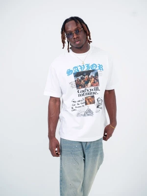 Foto van product ATELIER OF FAITH Shirt 'SAVIOR' wit