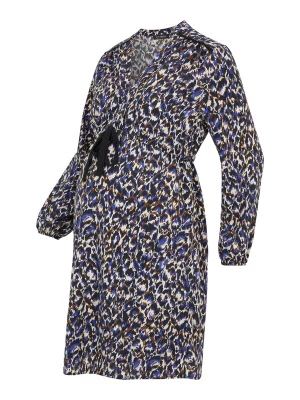 Foto van product Attesa Blousejurk 'MADISON' ecru / blauw / donkerblauw / bruin