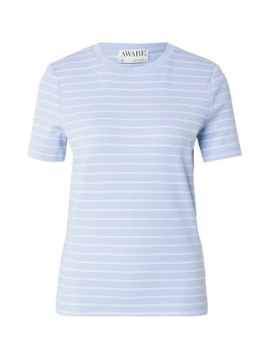 Foto van product Aware Shirt 'Awavani' lichtblauw / wit
