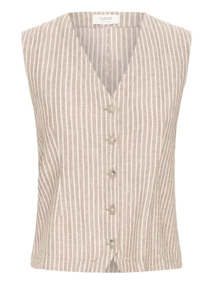 Foto van product b.young Bodywarmer beige / wit