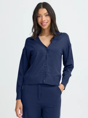 Foto van product b.young Gebreid vest 'BYMmorla' navy