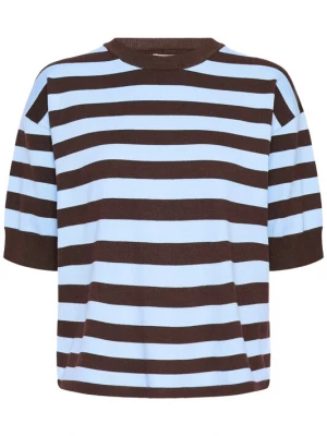Foto van product b.young Shirt lichtblauw / zwart